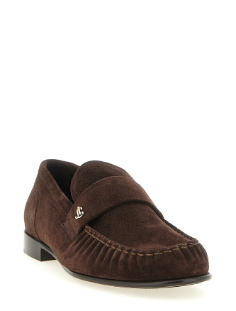 Лоферы JIMMY CHOO 'Ellis' (ELLISLOAFERFSUECHOCOLATE) #