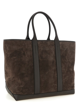 Сумка-тоут TOM FORD Suede shopping bag (H0767LCL613YECK) #