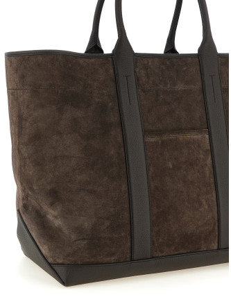Сумка-тоут TOM FORD Suede shopping bag (H0767LCL613YECK) #