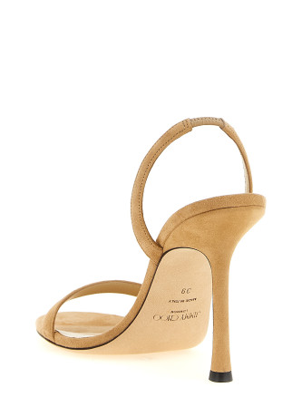 Босоножки на высоком каблуке JIMMY CHOO 'Jenn' (JENN100SUECHAI) #