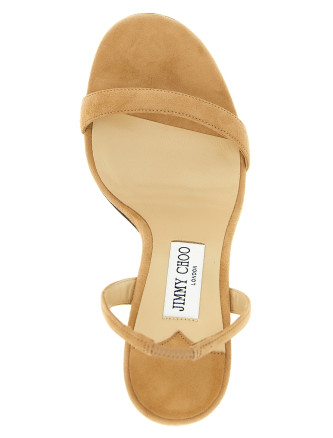 Босоножки на высоком каблуке JIMMY CHOO 'Jenn' (JENN100SUECHAI) #