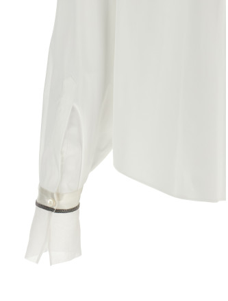 Рубашка, блузка BRUNELLO CUCINELLI 'Shiny Cuffs' (M0091M2M06C159) #
