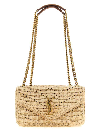 Small Loulou raffia bag