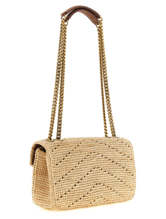 Сумка на плечо SAINT LAURENT Small Loulou raffia bag (868579GAAFY2791) #