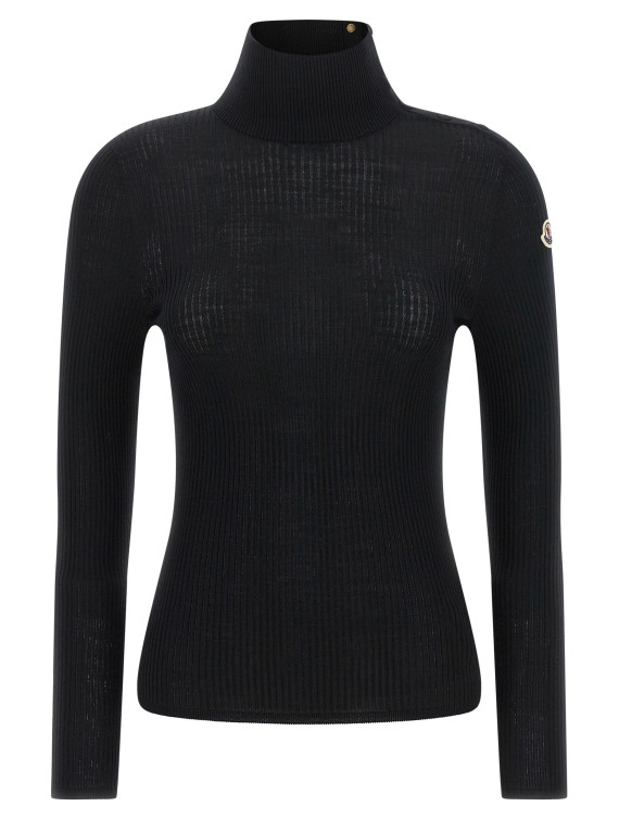 Свитер, кардиган MONCLER Logo turtleneck sweater (L20939F00001M1180999) #1