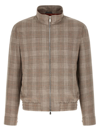 Повседневная куртка BRUNELLO CUCINELLI Tartan jacket