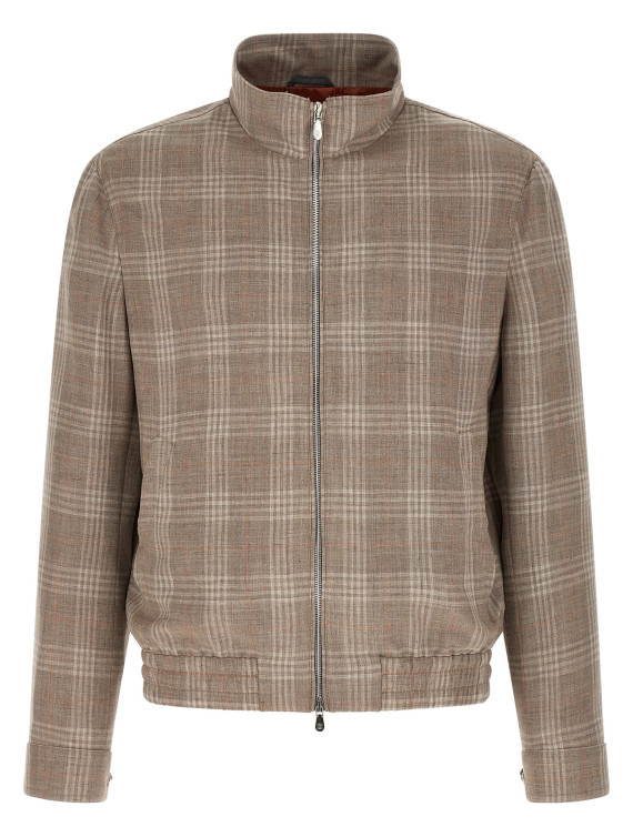 Повседневная куртка BRUNELLO CUCINELLI Tartan jacket (MZ4306580C1025) #1