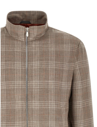 Повседневная куртка BRUNELLO CUCINELLI Tartan jacket (MZ4306580C1025) #