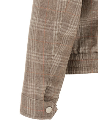 Повседневная куртка BRUNELLO CUCINELLI Tartan jacket (MZ4306580C1025) #
