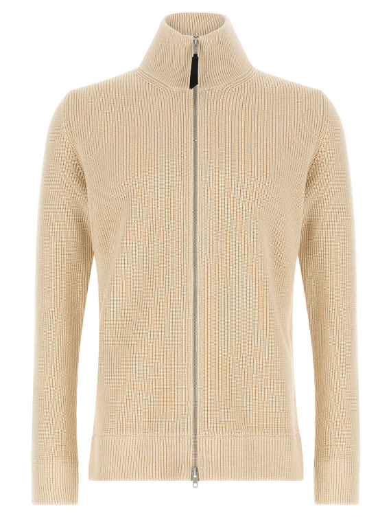 Свитер, кардиган MAISON MARGIELA Ribbed knit cardigan (SI1HA0013S17781105F) #1