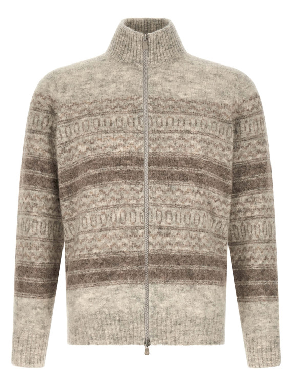 Свитер, кардиган BRUNELLO CUCINELLI 'Nordic Jacquard' (MTF710016CBW82) #1