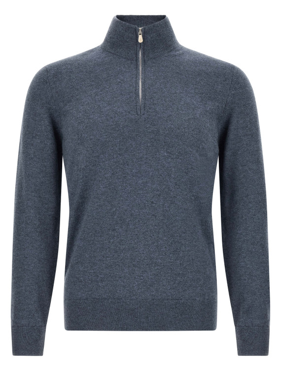 Свитер, кардиган BRUNELLO CUCINELLI Half-zip sweater (M2200124CUK71) #1
