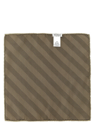 Галстук, папильон BRUNELLO CUCINELLI Chevron pocket clutch (MI8910091C9756) #
