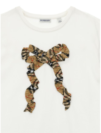 Футболка BURBERRY 'Roxy Bow' (8129919CHALKWHITE) #