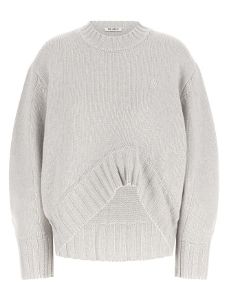 Свитер, кардиган THE ATTICO Asymmetrical hem sweater