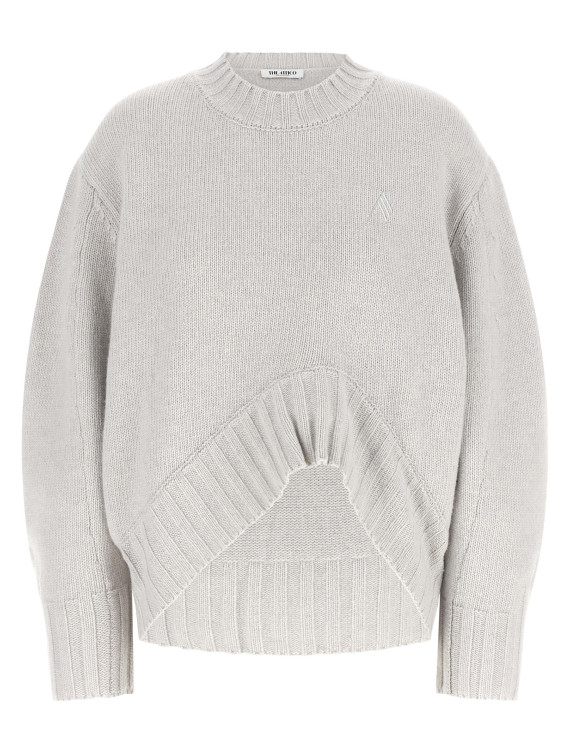 Свитер, кардиган THE ATTICO Asymmetrical hem sweater (261WCK00126KWS011AA607) #1