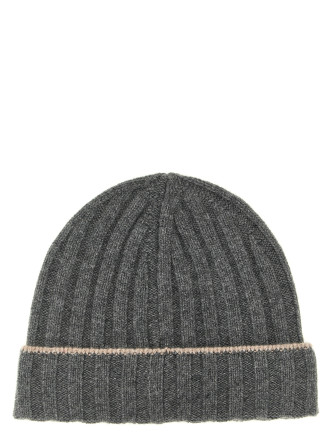 Шляпа BRUNELLO CUCINELLI Cashmere turn-up beanie