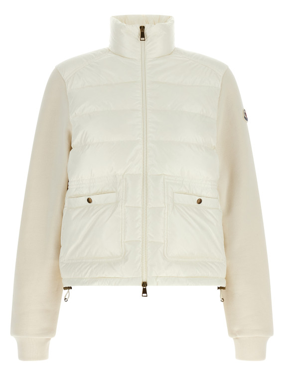 Свитер, кардиган MONCLER Two-material cardigan (L20938G0001789BG6034) #1
