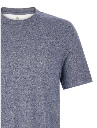 Футболка BRUNELLO CUCINELLI Mélange linen blend t-shirt (MW8351308C013) #