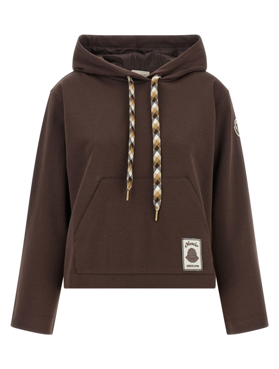 Толстовка MONCLER Maxi drawstring hoodie (L20938G0000189BG3262) #1