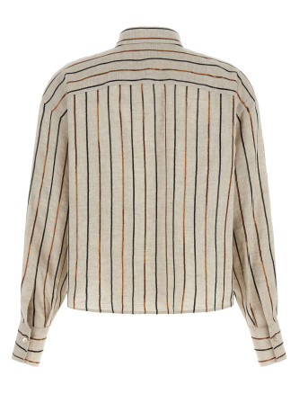 Рубашка, блузка BRUNELLO CUCINELLI 'Sparkling Stripes' (MM633RF506C200) #
