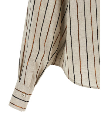 Рубашка, блузка BRUNELLO CUCINELLI 'Sparkling Stripes' (MM633RF506C200) #