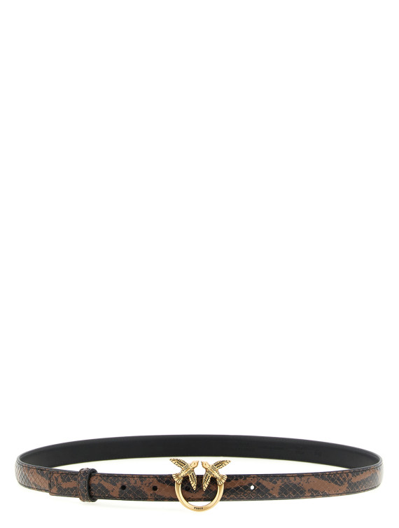 Ремень PINKO Python print leather belt (100143A3E5M16Q) #1