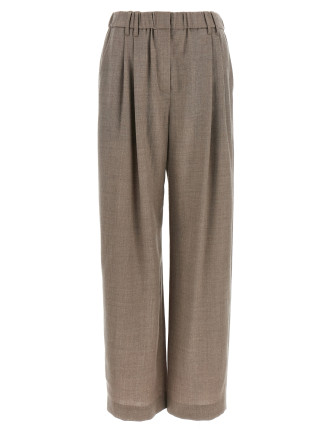 Брюки BRUNELLO CUCINELLI Light pants with pleats