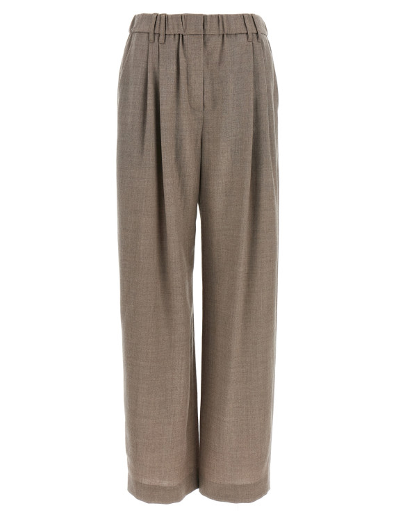 Брюки BRUNELLO CUCINELLI Light pants with pleats (MP550P9253C1418) #1