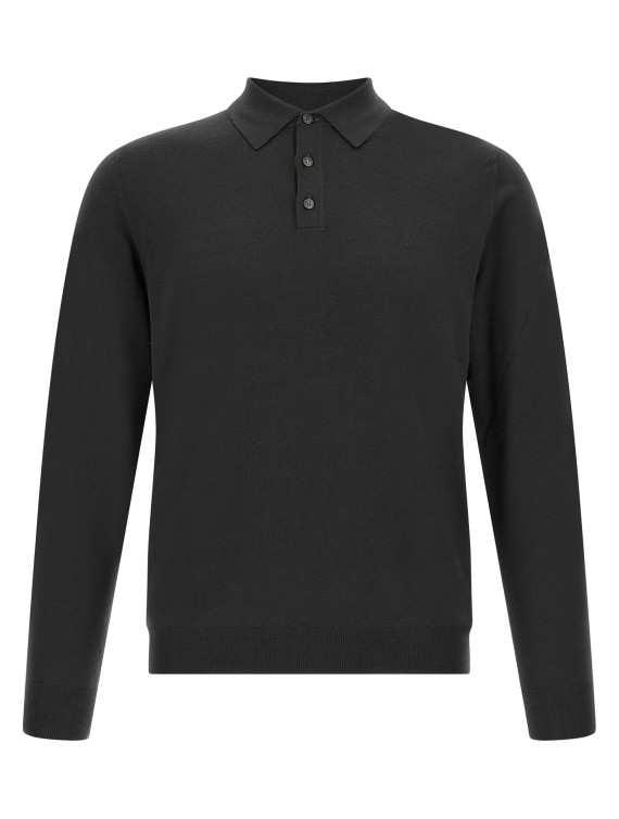 Поло ZANONE Flexwool wool polo shirt (810232Z0290N0049) #1