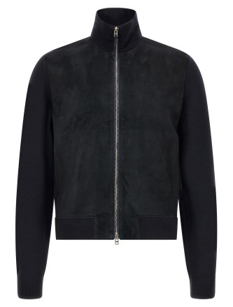 Свитер, кардиган TOM FORD Two-material cardigan