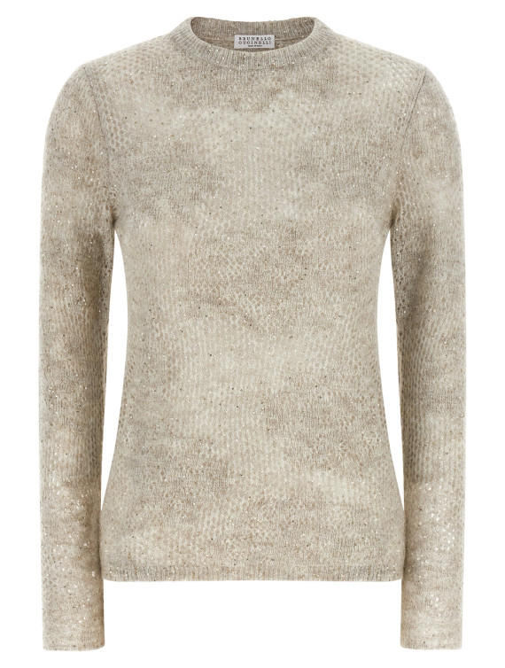 Свитер, кардиган BRUNELLO CUCINELLI 'Flower Lace' (MFA790100C9984) #1