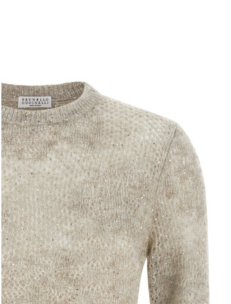Свитер, кардиган BRUNELLO CUCINELLI 'Flower Lace' (MFA790100C9984) #