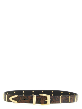 Ремень PINKO Python print belt