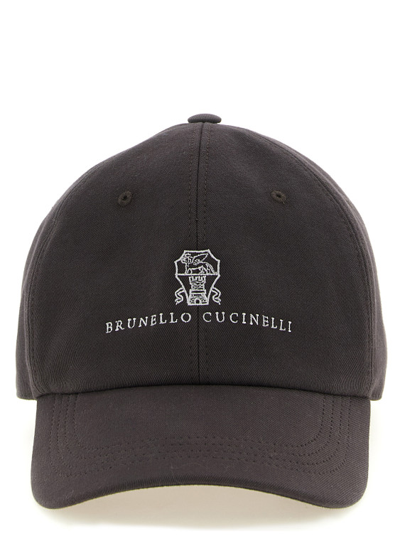 Шляпа BRUNELLO CUCINELLI Logo embroidery cap (M252D9850CSN11) #1