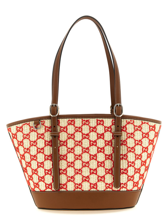 Ручная сумка GUCCI Small woven shopping bag (856098FAFKK9342) #1