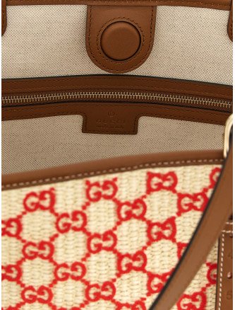 Ручная сумка GUCCI Small woven shopping bag (856098FAFKK9342) #