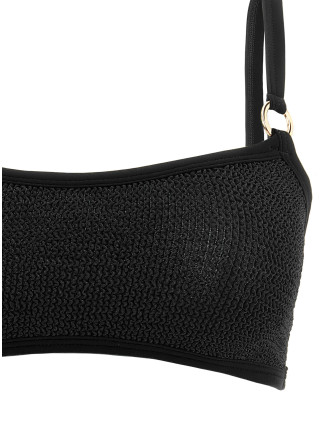 Пляжная одежда HUNZA G 'Iris' (IRISBIKINIGOLDHOOPSBLACK) #