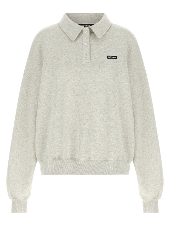 Свитер, кардиган ROTATE BIRGER CHRISTENSEN Fleece polo shirt (11637330703070) #1