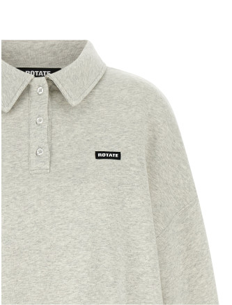 Свитер, кардиган ROTATE BIRGER CHRISTENSEN Fleece polo shirt (11637330703070) #