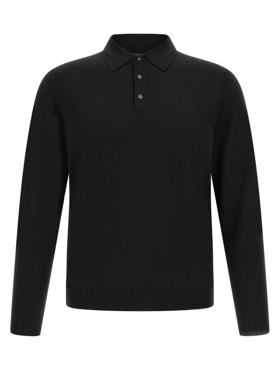 Поло ZANONE Flexwool wool polo shirt (810232Z0290N3017) #1