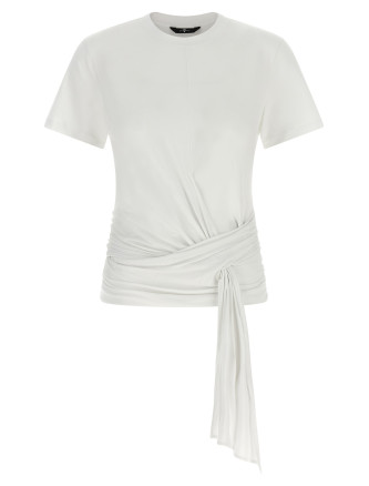 Футболка 7 FOR ALL MANKIND Draped detail T-shirt