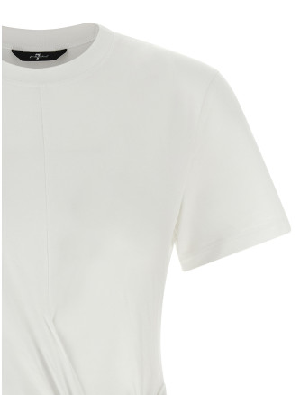 Футболка 7 FOR ALL MANKIND Draped detail T-shirt (7NBN0G63U73HQ) #