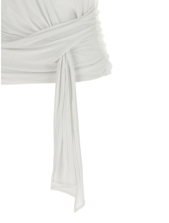 Футболка 7 FOR ALL MANKIND Draped detail T-shirt (7NBN0G63U73HQ) #