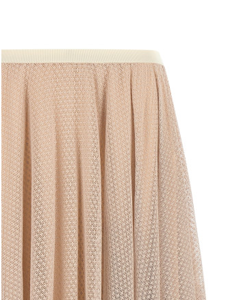 Миди FABIANA FILIPPI Jacquard lace skirt (GND216F850M2630164) #