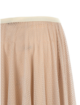 Миди FABIANA FILIPPI Jacquard lace skirt (GND216F850M2630164) #