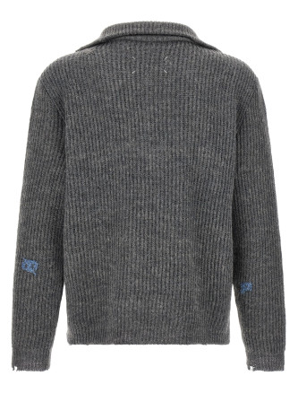 Свитер, кардиган MAISON MARGIELA Mending sweater (S67HL0008M13024853F) #