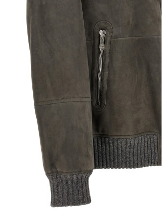 Кожаная куртка BRUNELLO CUCINELLI Leather jacket (MPMCU1737C9873) #
