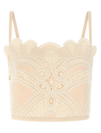 Повседневный топ ELIE SAAB Macramé bralette