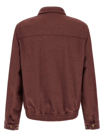 Бомбер күртеше BRUNELLO CUCINELLI Virgin wool beaver bomber jacket (MV4676379C017) #